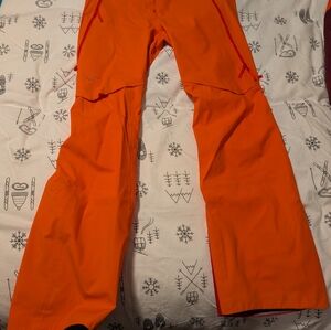 Arc'teryx Women's Shell Pants Size Small Vibrant Orange Pants